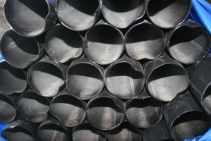 4" x .160 x 10'6" CR40 Commercial Black Pipe for Chain Link Fences
