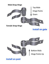 1-5/8" Female Hinge