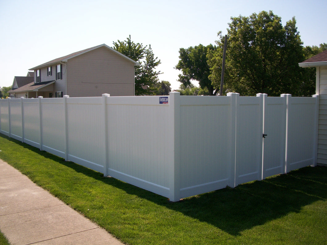 [200' Length] 6' Privacy K-373 Vinyl Complete Fence Package