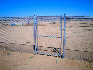 Commercial Chain Link Single Swing Gate